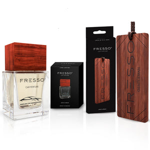 Zestaw Gentleman Drewniana Zawieszka + Perfumy 50 ml