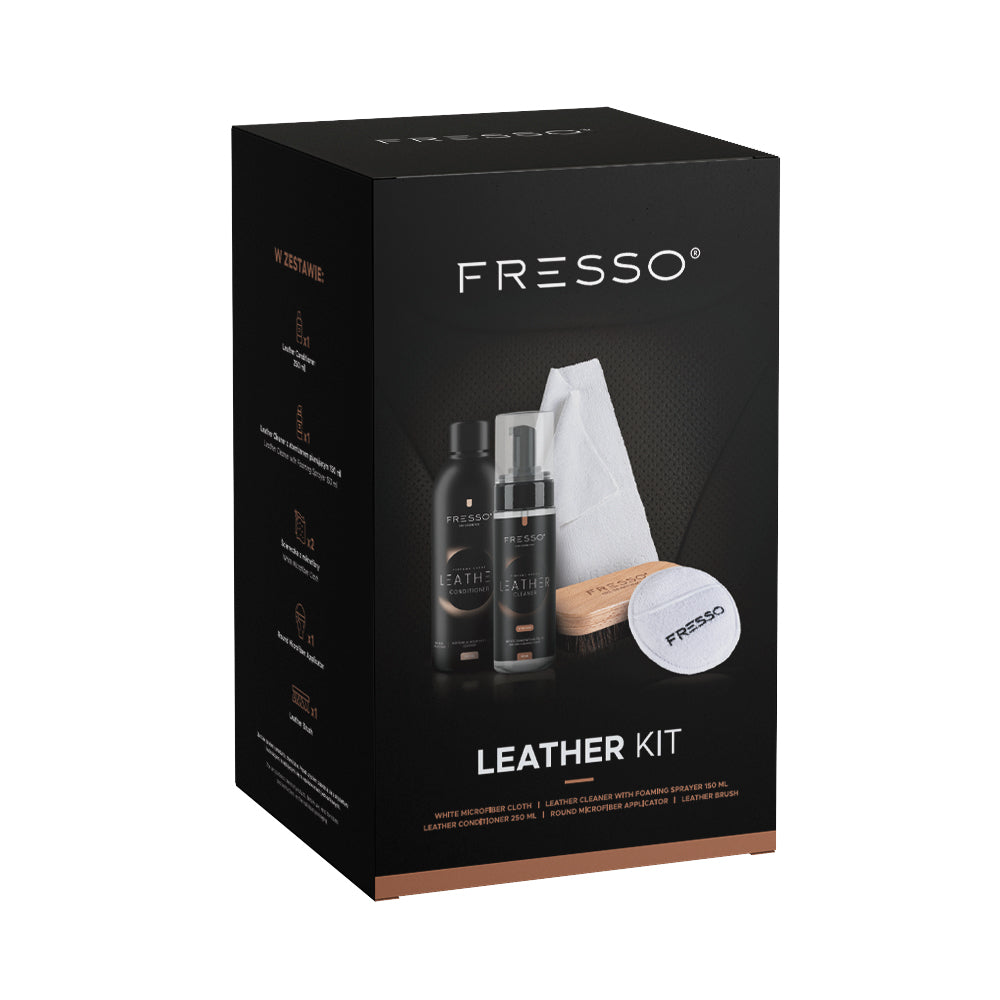 Leather Kit - zestaw do kompleksowej pielęgnacji tapicerki skórzanej